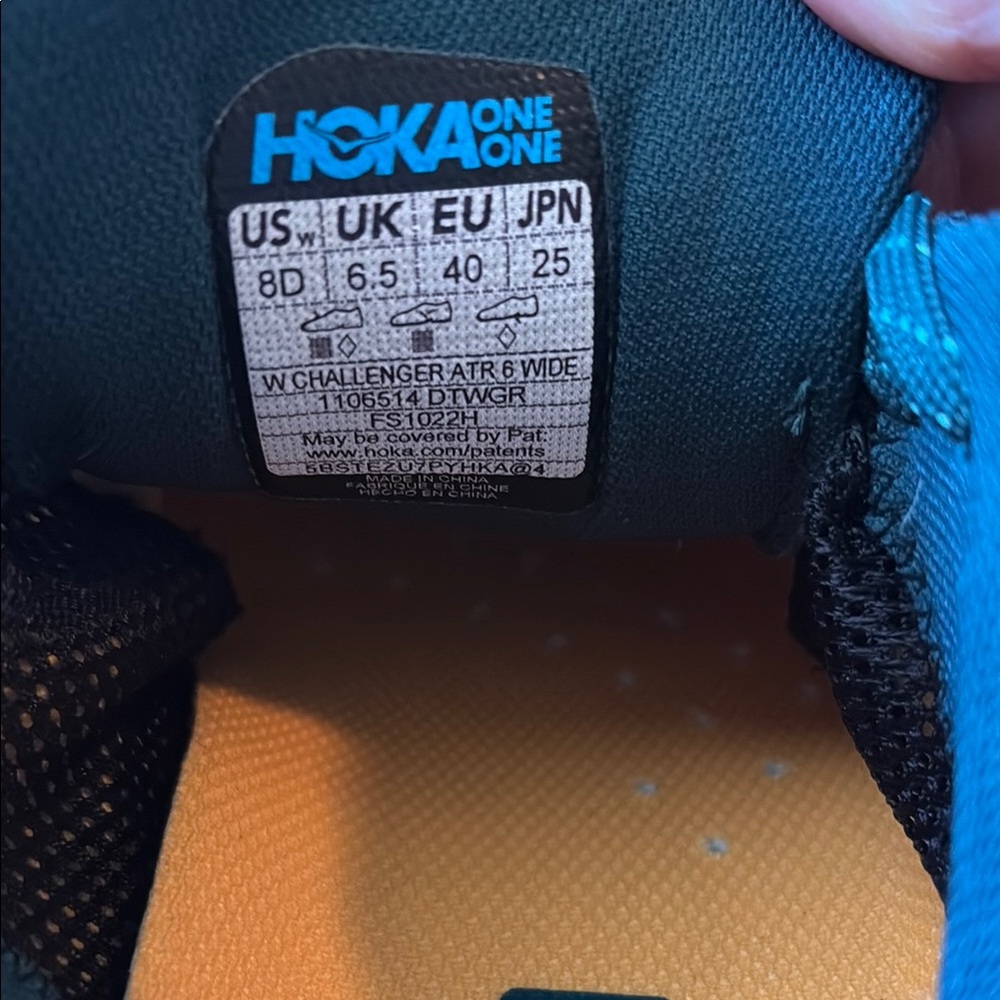 Hoka Challenger ATR6 - Teal and Yellow - Picture 2 of 6